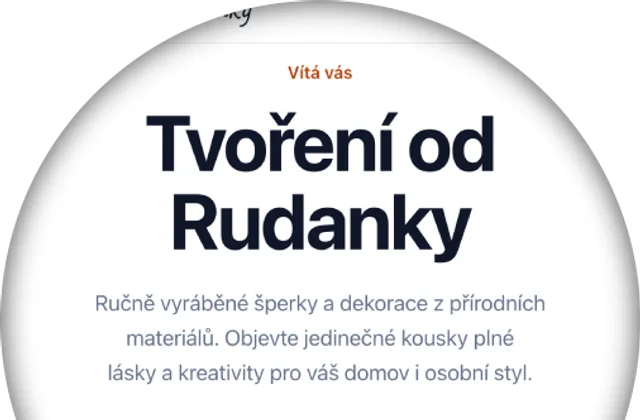 Tvoření od Rudanky